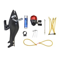 Bow Fishing Catapult Kit Bowfishing Darts Reel Set Archery Hunting Shooting