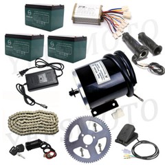 36V 800W Brushed Electric Motor Kits for 4 Wheeler Scooter Golf Cart Trike Drift