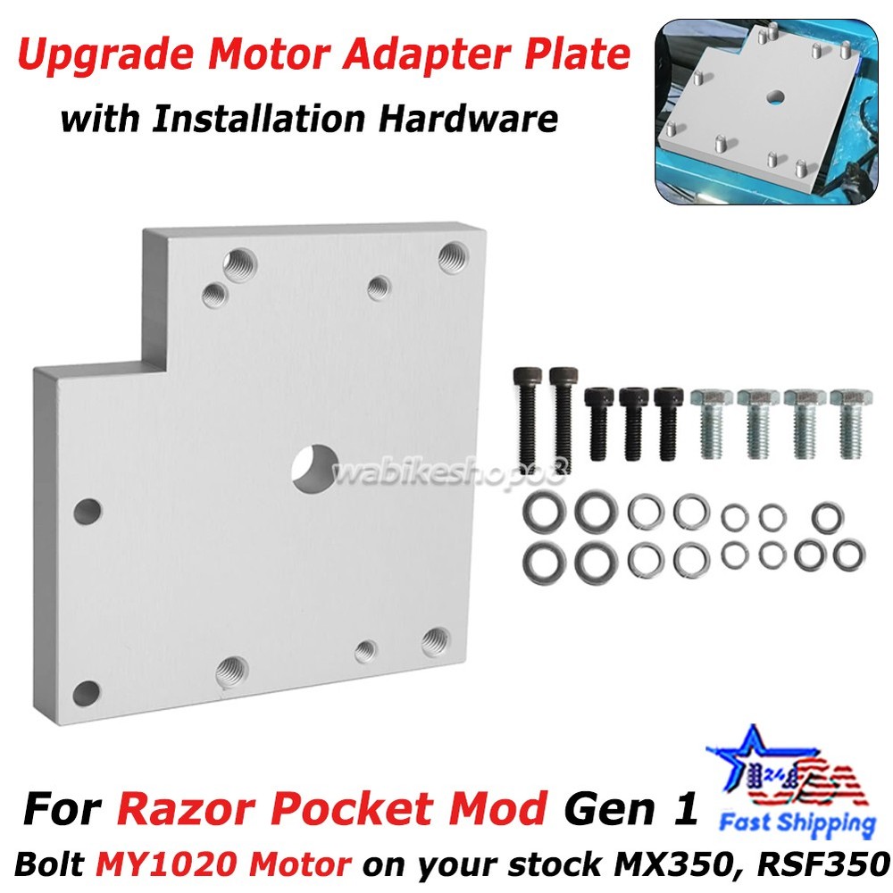 Upgrade Motor Adapter Plate For Razor MY1020 Motor On MX350 RSF350 & Pocket Mod