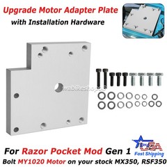 Upgrade Motor Adapter Plate For Razor MY1020 Motor On MX350 RSF350 & Pocket Mod