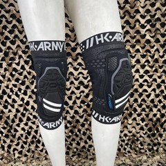 NEW HK Army Crash CTX Paintball Knee Pads – Black/Black – Medium