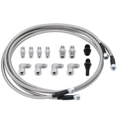6AN 70 Inch For GM Chevy Transmission Cooler Hose Line Kit Heavy Duty