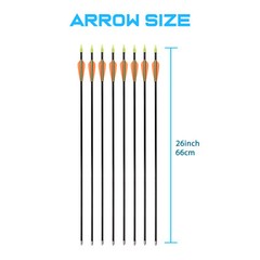 Archery Bow and Arrow Set Compound Kit Target Practice Hunting Shooting for Kids