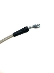 Universal Braided Stainless Brake Hoses Long with 10mm Banjo Hole 18 Inches