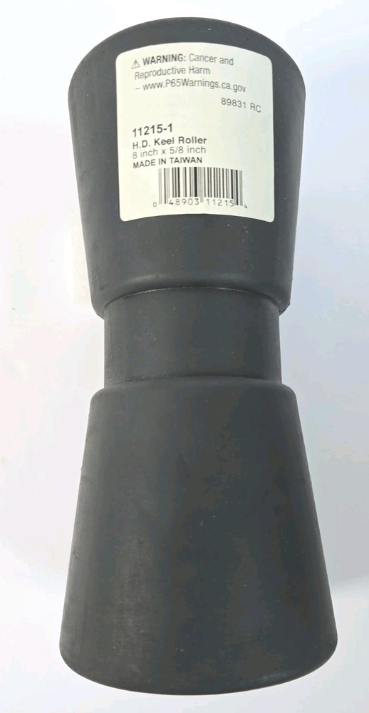Seachoice Heavy Duty Molded Keel Roller Black Boat Trailer 8 In. X 5/8 In.