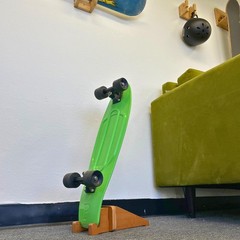 COR Surf Skateboard Floor Stand | Premium Bamboo Skateboard Display Holder | …