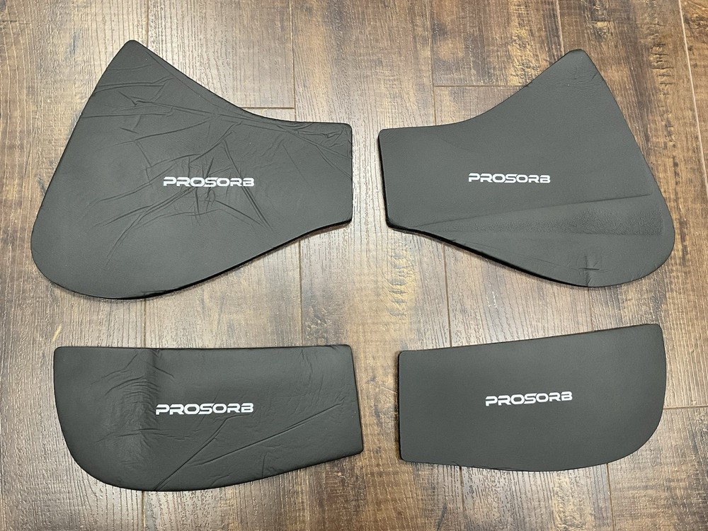 LeMieux ProSorb Shim Pad Inserts Set of 4 Black SaddlePad Shims Horse Equestrian