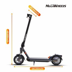 ADULT ELECTRIC SCOOTER 10″ TIRES LONG RANGE E-SCOOTER CITYCOMMUTER APP MAX 600W