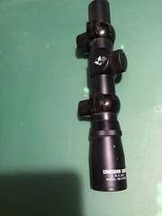 Horton 4×32 Multiple Aperture Range Crossbow Scope SS047