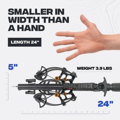 BALLISTA BAT Reverse Draw Compound Self-Cocking with L-Stock 340fps/150lbs/3lb