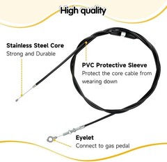 75 inches Go Kart Throttle Cable Kit for Predator 212cc 196cc VM22 VM24 GX160…