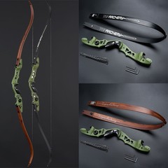 62″ ILF Recurve Takedown Bow 25-60lbs Archery Hunting Arrow Shooting Competition