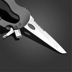 Multitool Carabiner with Pocket Knife Keychain Clip Screwdriver Bottle Opener US