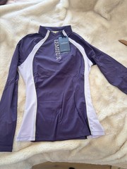 LeMieux Philippa Mesh Base Layer Juniper Purple UK8/US4Women’s Long Sleeve Top