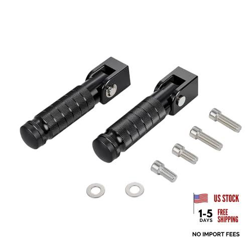 Universal M8 Ebike Foot Pegs 90 Degree Foldable E Bike Passenger Rear Pegs