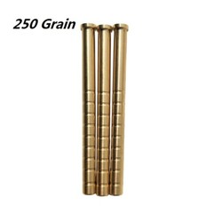 ID6.2mm Archery Arrow Insert Copper Brass Connector 250gr Heavy Weight Shaft DIY