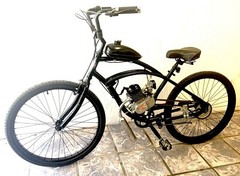 NEW 2-STROKE 100cc Upgrade COMPLETE MOTORIZED BIKE KIT AND CRUISER BICYCLE
