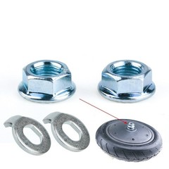 Front Wheel Motor Screws Gray Metal for For xiaomi For m365 Scooter 2 Pieces