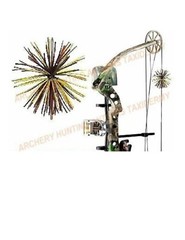 4 PC PACK – RUBBER BOW STRING SILNCERS – Reduces Vibration and Noise – USA SHIP