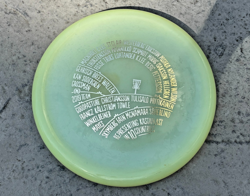 Kastaplast K2 Glow Berg Rare 2019 Team Series – Limited Edition Gold Foil 175g