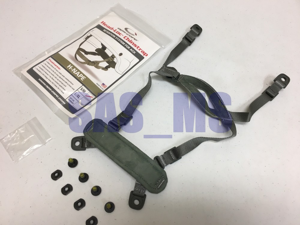 Ops-Core ARMY ISSUED ACU HEAD-LOC ACH RETENTION SYSTEM H-NAPE S/M CHINSTRAP NEW
