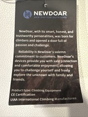 NewDoar – Rope Ascender Lightweight Rope Clamp Riser Adjuster Fits 8-13mm – New!
