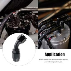 45 Degree Swivel Hose End Fitting – 360° Rotatable AN Adapter 16AN 45-Degree