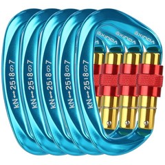 High-Quality D-Shape Carabiner for Mountaineering