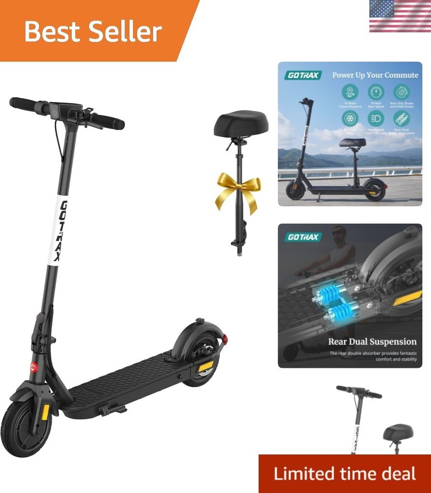 Lightweight Fusion Seat Scooter with 300W Motor – 8.5″ Tires, 264 lbs Capacity