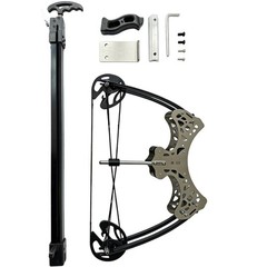 Mini Compound Bow 45lb Shoot Rapid Bow Shooter Steel Ball Launcher Hunt Archery