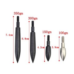 12pcs Archery Arrowheads Broadheads 100-350gr Tips Shooting Bow Hunting Target