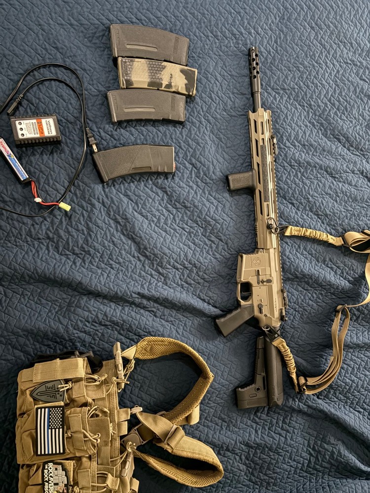 airsoft gun. Krytac Trident my 2