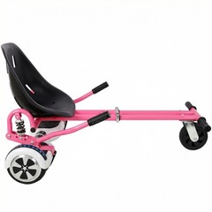 Hoverboard Go-Kart Seat Attachment Fits 6.5″ 8″ 10″ Hoverboards Pink