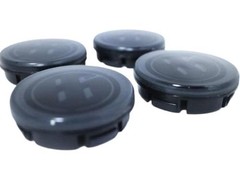 Exterior Accessories – Replacement Alloy Black Wheel Hubs Center Caps
