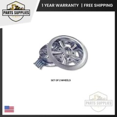 Set of 2 6″ Azusa Astro Wheel w/o Bearings 3″ Wide with Nuts & Bolts