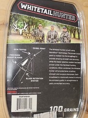 G5 Outdoors Bone Collector 100 Grain 1 1/16″ Cut Fixed Blade Broadhead 3 Pack