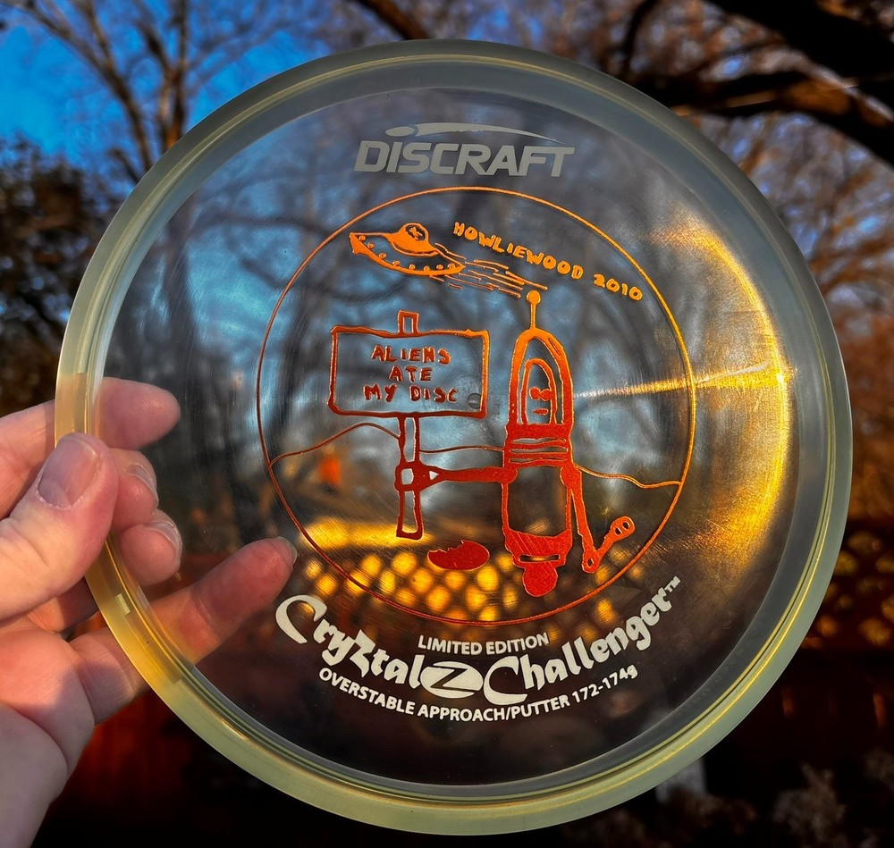 2010 Crystal Z Challenger Discraft Limited ICE Aliens New Disc Golf OOP #6019