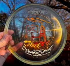 2010 Crystal Z Challenger Discraft Limited ICE Aliens New Disc Golf OOP #6019