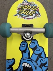 Santa Cruz Skateboard with Lightweight Aluminium Trucks -large Size EUC