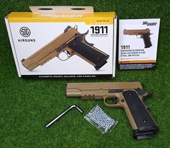 Sig Sauer 1911 Emperor Scorpion BB Gun Air Pistol 300fps .177cal – AIR-1911ES-BB