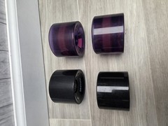 Longboard Cruiser Wheels Lot of 4 Street Surfing 70mm 83A Ascot Drifting Black