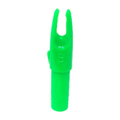 100 Count Bohning S 6.5mm Signature Arrow Standard Nocks: Lime Green: .246″ NOS