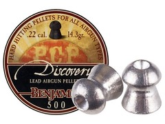BENJAMIN 500 Count DISCOVERY Hollow Point 5.5mm .22 Caliber Pellets MADE IN USA
