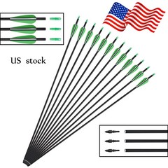 30/40/50lbs Archery 60» Recurve Bow Wooden Bow & 12x Arrows for Target Hunting