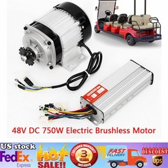 48V Electric Brushless Scooter Motor Kit Go Kart Gear Reduction ATV w/Controller