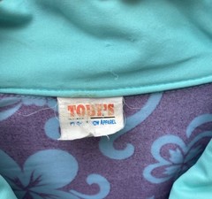 Tobys Equestrian Western Pleasure Horsemanship Show Shirt Teal Purple Bling Zip