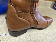 Celeris tall dressage boots in beautiful brown, 38 slim. Beautiful…barely worn