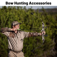 Omoojee Compound Bow Stabilizer, Rubber Stabilizer for Recurve Green