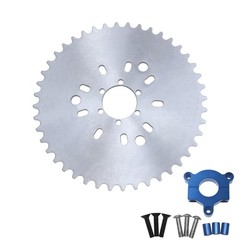44T Sprocket 1.5in Blue CNC Adapter for 415 Chain Motorized Bicycle 50cc 60cc…