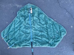Schneiders SuperQuilt Adjusta-Fit Horse Blanket 60in x 40in Green Padded Stable